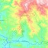 Mapa topográfico La Venta, altitud, relieve