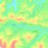 Mapa topográfico Zapotitlán de Méndez, altitud, relieve