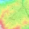 Mapa topográfico Urbanización Rafael Urdaneta, altitud, relieve