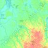 Mapa topográfico El Amparo, altitud, relieve