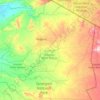 Mapa topográfico Serengeti, altitud, relieve