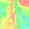 Mapa topográfico Almenar, altitud, relieve