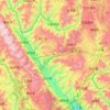 Mapa topográfico 新平彝族傣族自治县, altitud, relieve