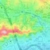 Mapa topográfico 23 de Enero, altitud, relieve