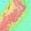Mapa topográfico Boyacá, altitud, relieve