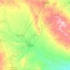 Mapa topográfico Sabinas, altitud, relieve