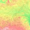 Mapa topográfico Río Prípiat, altitud, relieve