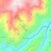Mapa topográfico Tomebamba, altitud, relieve