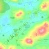 Mapa topográfico Paracho, altitud, relieve