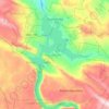Mapa topográfico Osumacinta, altitud, relieve