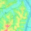 Mapa topográfico Morumbi, altitud, relieve