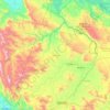 Mapa topográfico Cintalapa, altitud, relieve