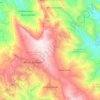Mapa topográfico Pueblo Nuevo Solistahuacán, altitud, relieve