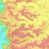 Mapa topográfico Mulshi, altitud, relieve