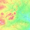 Mapa topográfico ZEPA Sierras del Gigante-Pericay, Lomas del Buitre-Río Luchena y Sierra de La Torrecilla, altitud, relieve