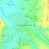 Mapa topográfico Velíka Novosilka, altitud, relieve