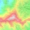 Mapa topográfico Brisas de Propatria, altitud, relieve