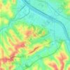 Mapa topográfico Butantã, altitud, relieve
