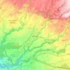 Mapa topográfico Tacares, altitud, relieve