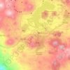 Mapa topográfico Pátzcuaro, altitud, relieve