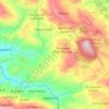 Mapa topográfico Sitalá, altitud, relieve