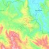 Mapa topográfico Amatán, altitud, relieve
