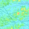 Mapa topográfico São João de Meriti, altitud, relieve