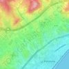 Mapa topográfico Bufalà, altitud, relieve