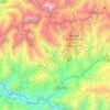 Mapa topográfico Mollepata, altitud, relieve