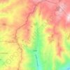 Mapa topográfico Bulán, altitud, relieve
