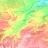 Mapa topográfico Berge, altitud, relieve