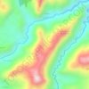 Mapa topográfico Tepal, altitud, relieve