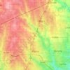 Mapa topográfico Plano, altitud, relieve