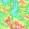 Mapa topográfico Guriezo, altitud, relieve