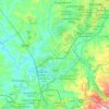 Mapa topográfico Salto, altitud, relieve