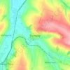 Mapa topográfico Soledar, altitud, relieve