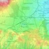 Mapa topográfico Antiguo Cuscatlán, altitud, relieve