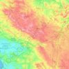 Mapa topográfico Deux-Sèvres, altitud, relieve