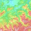 Mapa topográfico Beceite, altitud, relieve