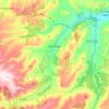 Mapa topográfico Mirambel, altitud, relieve