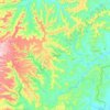 Mapa topográfico 24 de Mayo, altitud, relieve