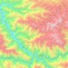 Mapa topográfico Inkawasi, altitud, relieve