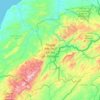 Mapa topográfico Parque Nacional Cerros de Amotape, altitud, relieve