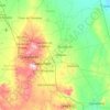 Mapa topográfico Guadalupe, altitud, relieve