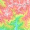 Mapa topográfico Queralbs, altitud, relieve
