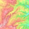 Mapa topográfico Argençola, altitud, relieve
