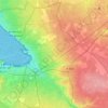 Mapa topográfico Communauté d'agglomération du Bassin d'Arcachon Nord, altitud, relieve