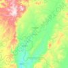 Mapa topográfico Tepetongo, altitud, relieve