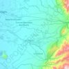 Mapa topográfico El Triunfo, altitud, relieve