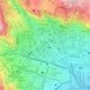 Mapa topográfico Ciudad del Cusco, altitud, relieve